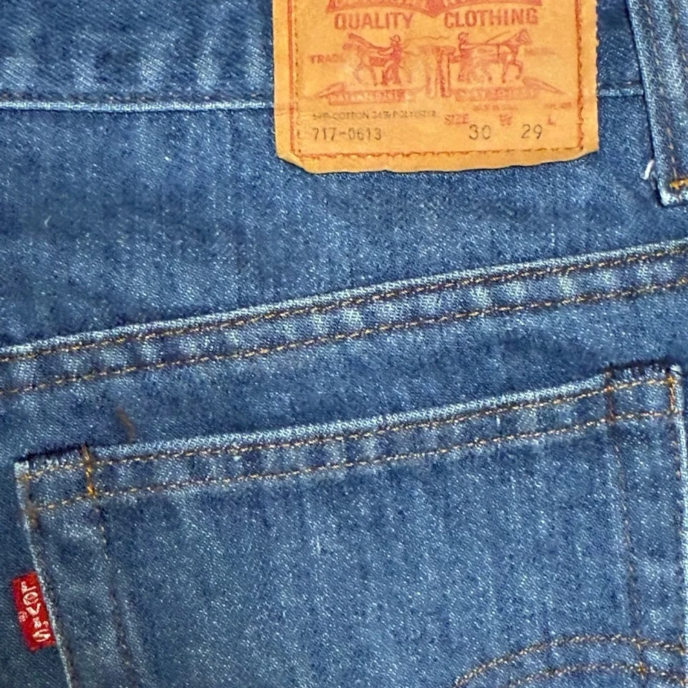 Vintage Levi’s 717-0613 Jeans 30x29 Made in USA Straight Leg Classic Denim 70’s - Picture 15 of 15